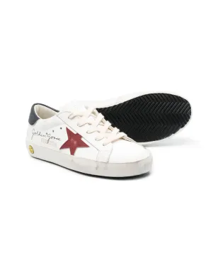 Golden Goose Kids スターパッチ レースアップスニーカー - ホワイト - サムネイル2