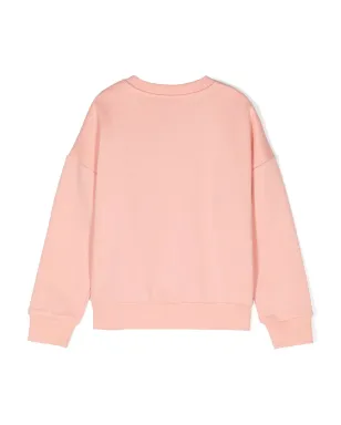 Kenzo Kids ロゴプリント コットンブレンド スウェットシャツ - ピンク - サムネイル2