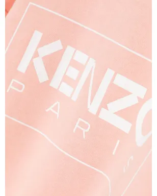 Kenzo Kids ロゴプリント コットンブレンド スウェットシャツ - ピンク - サムネイル3