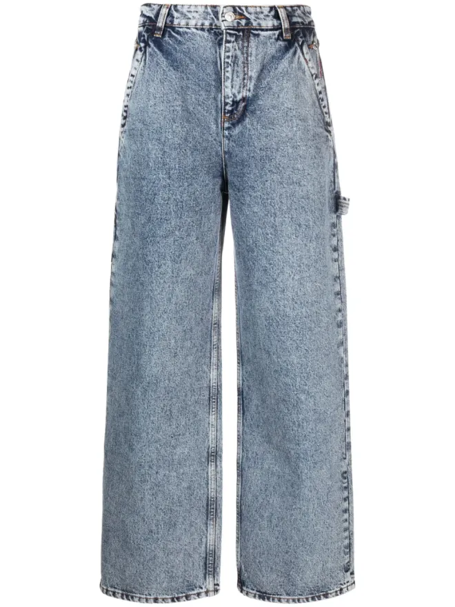 Moschino Jeans MOSCHINO JEANS ハイライズストレートジーンズの商品画像