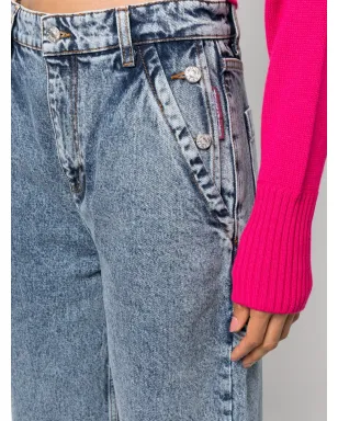 MOSCHINO JEANS ハイライズストレートジーンズ - サムネイル5