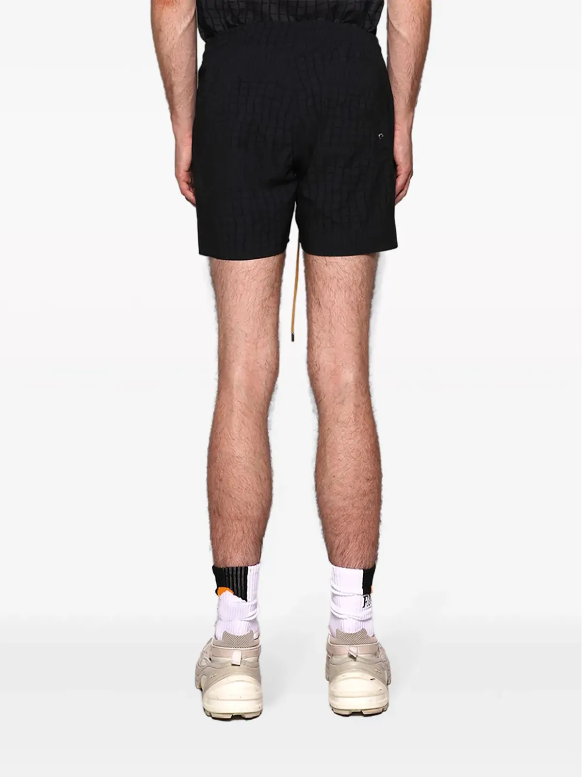 RHUDE アニマルプリント ドローストリングウエスト スイムショーツ - 画像5
