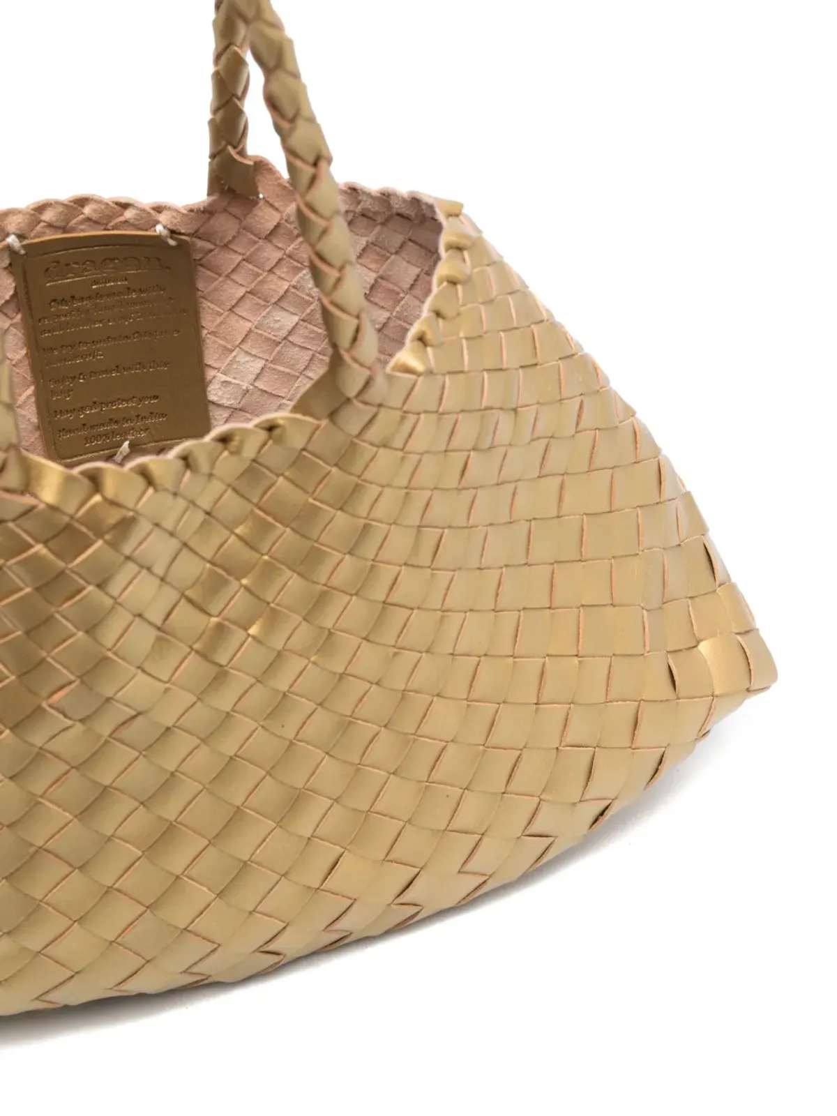 DRAGON DIFFUSION Santa Croce 編み込みトートバッグ - 画像5