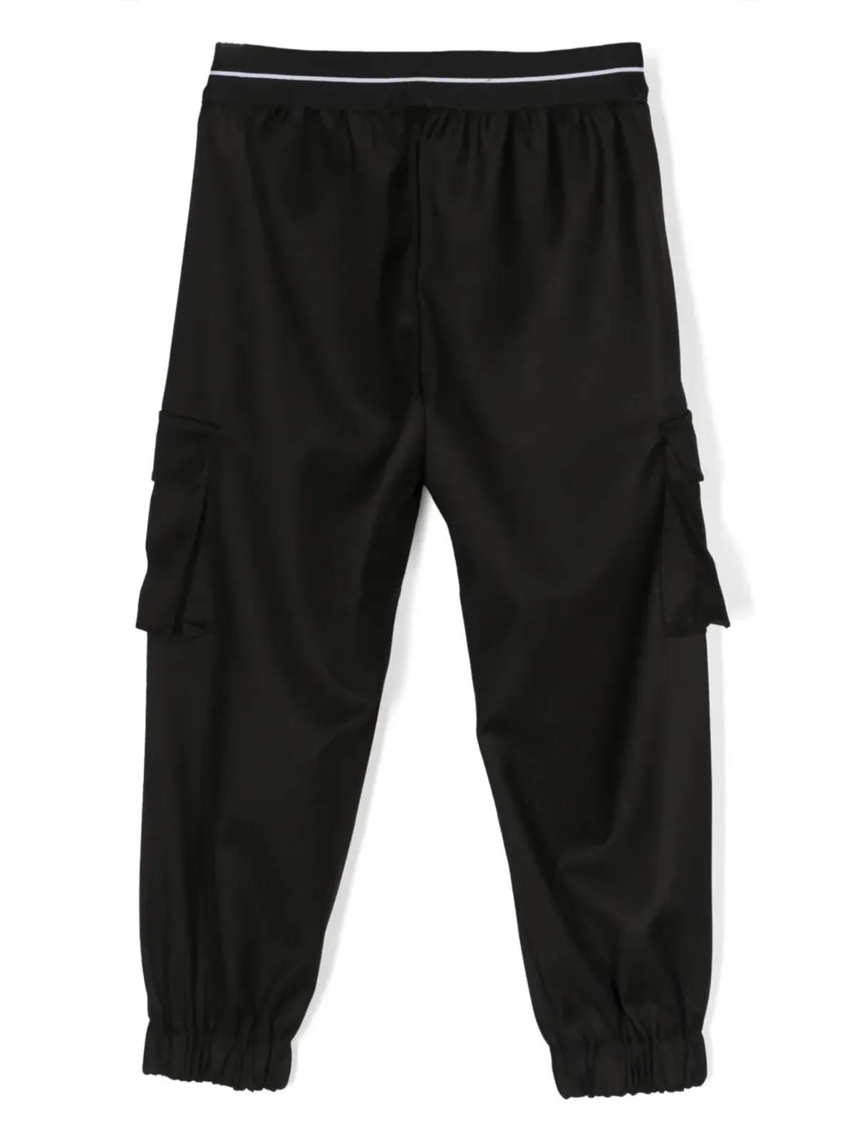 MSGM Kids ロゴ入りウエストバンドパンツ（裾ゴム仕様） - 画像2