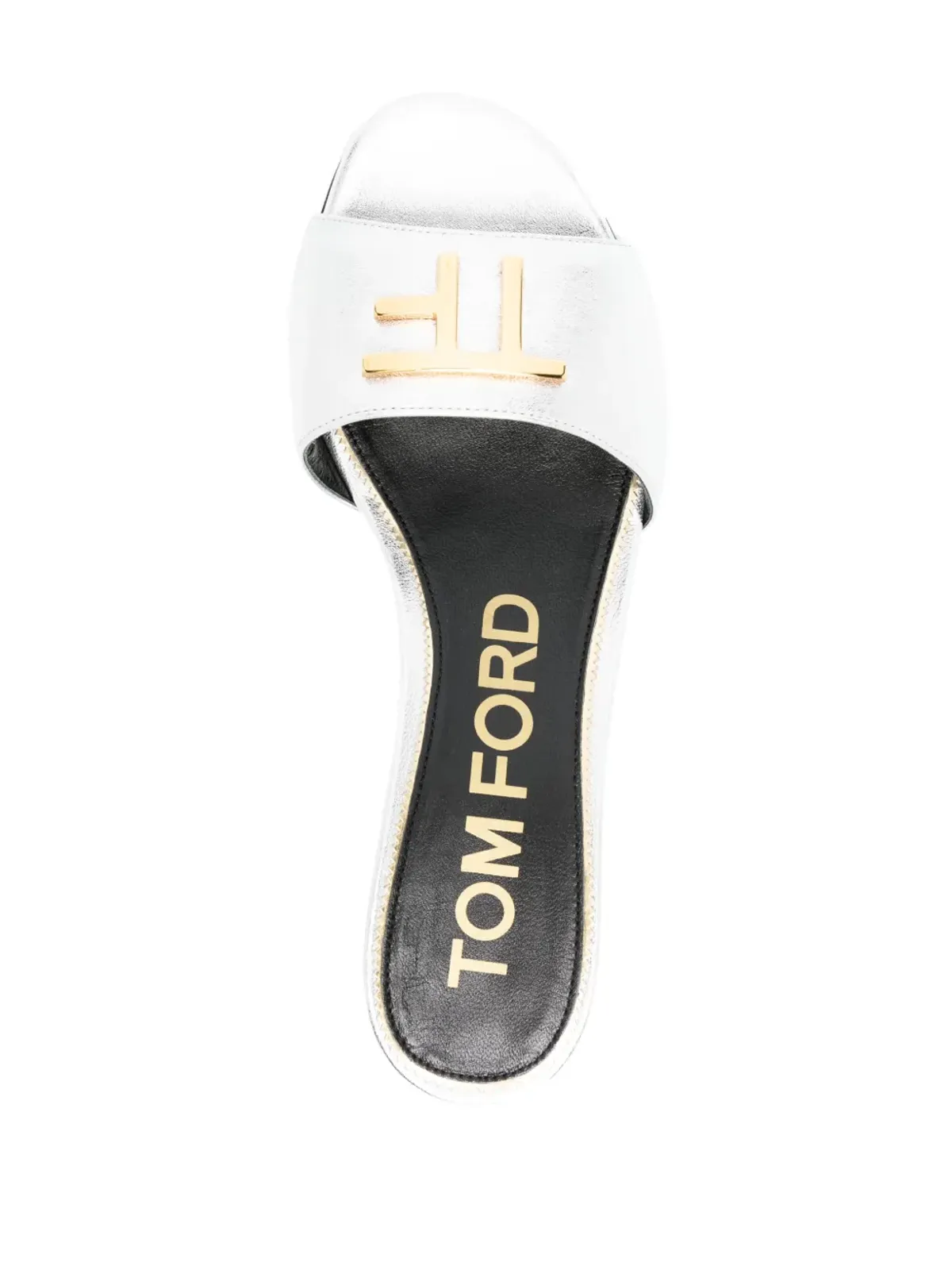 TOM FORD ロゴプレートサンダル - 画像4