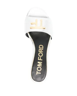TOM FORD ロゴプレートサンダル - サムネイル4