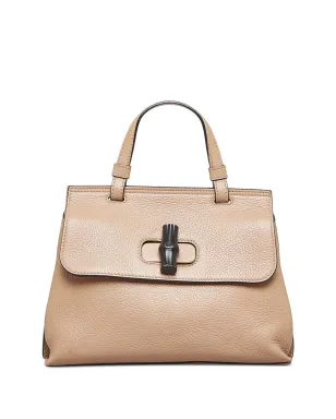 Gucci Pre-Owned バンブーライン 小型デイリ―サッチェルバッグ - ブラウン - サムネイル1