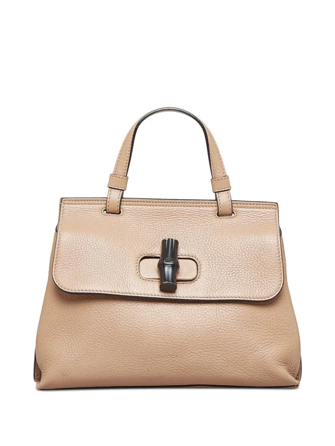 Gucci Pre-Owned Gucci Pre-Owned バンブーライン 小型デイリ―サッチェルバッグ - ブラウンの商品画像