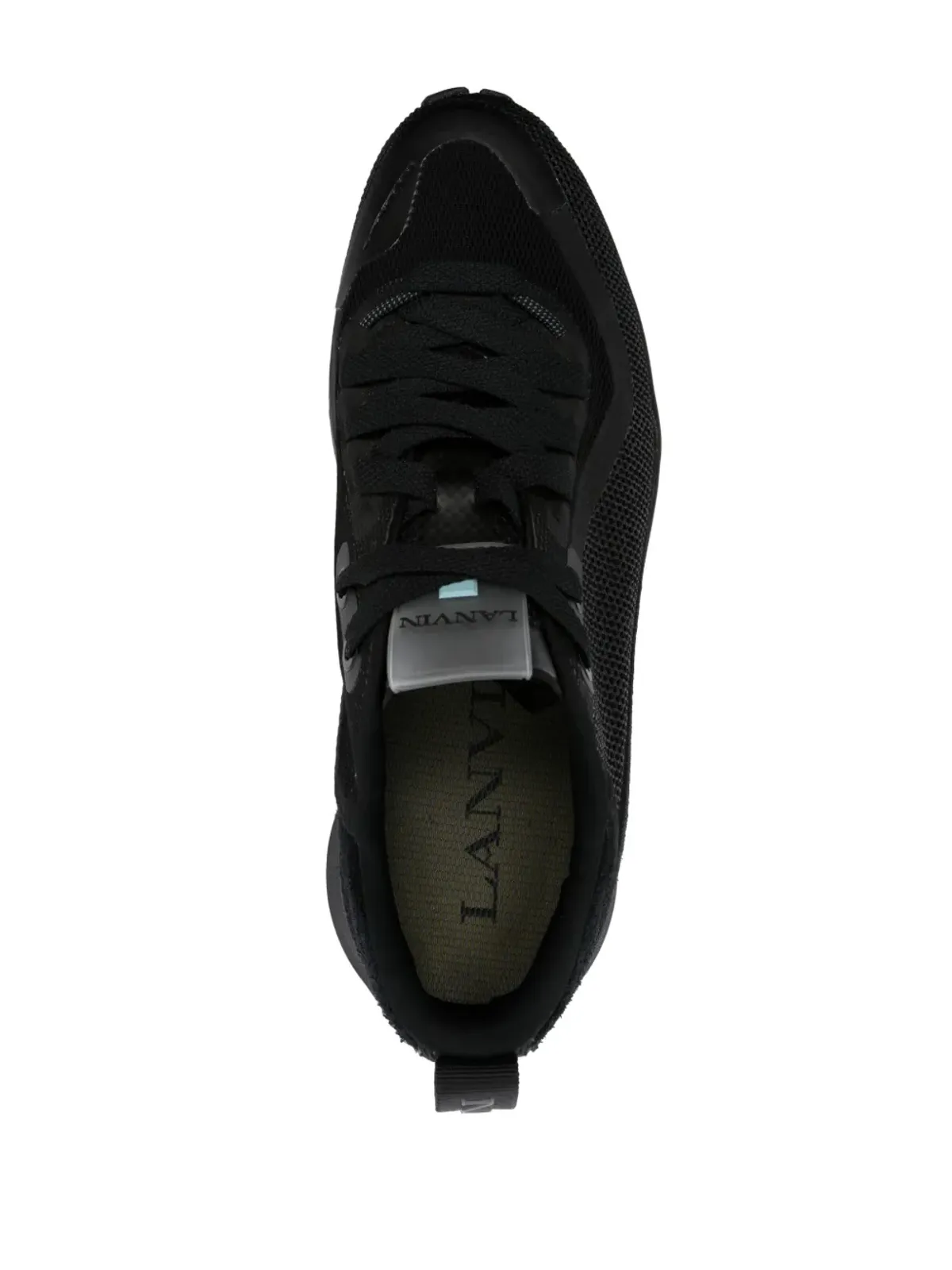 Lanvin ロゴディテール メッシュスニーカー - 画像4