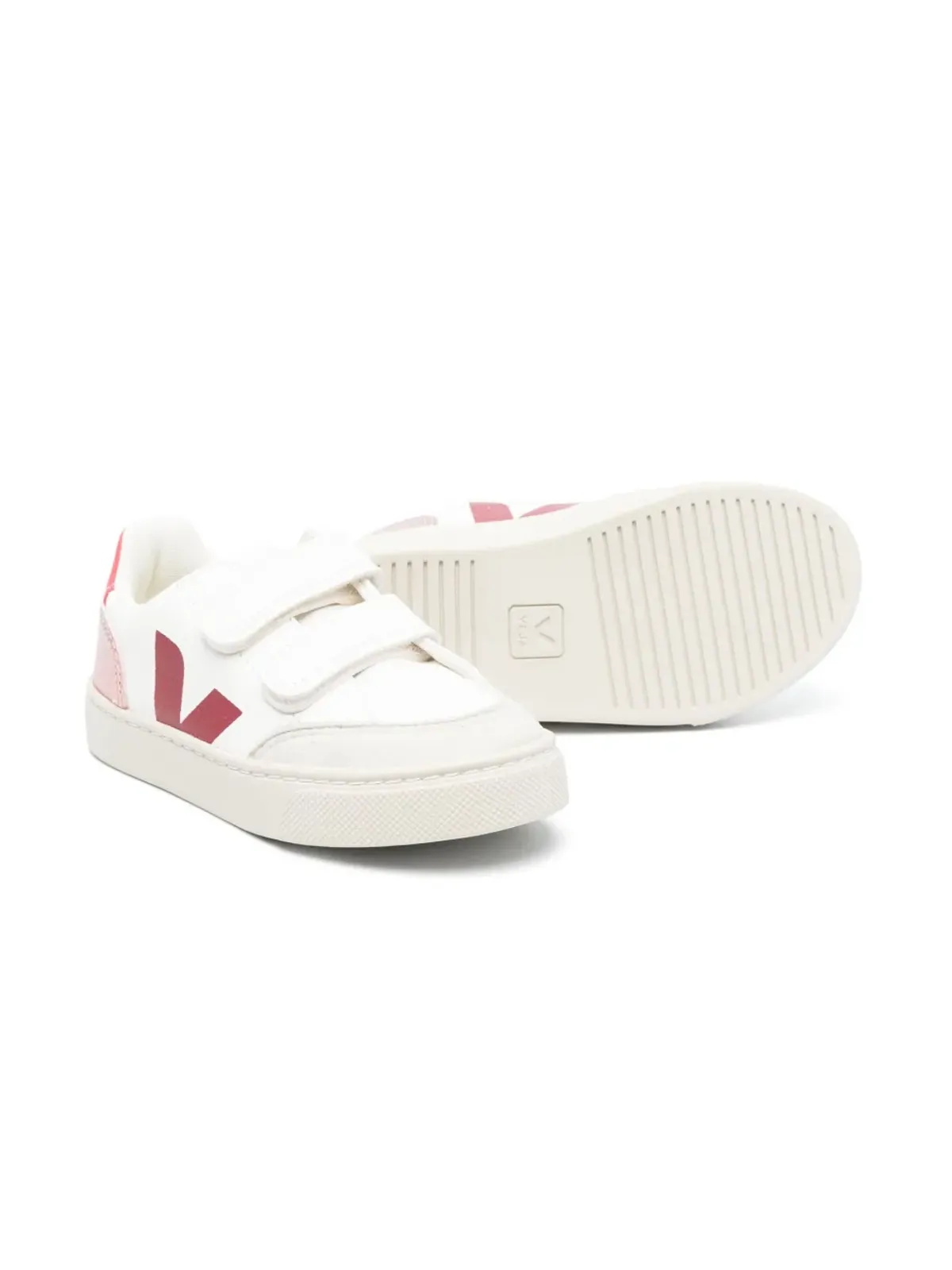 VEJA Kids V-12 ChromeFree レザー スニーカー - 画像2