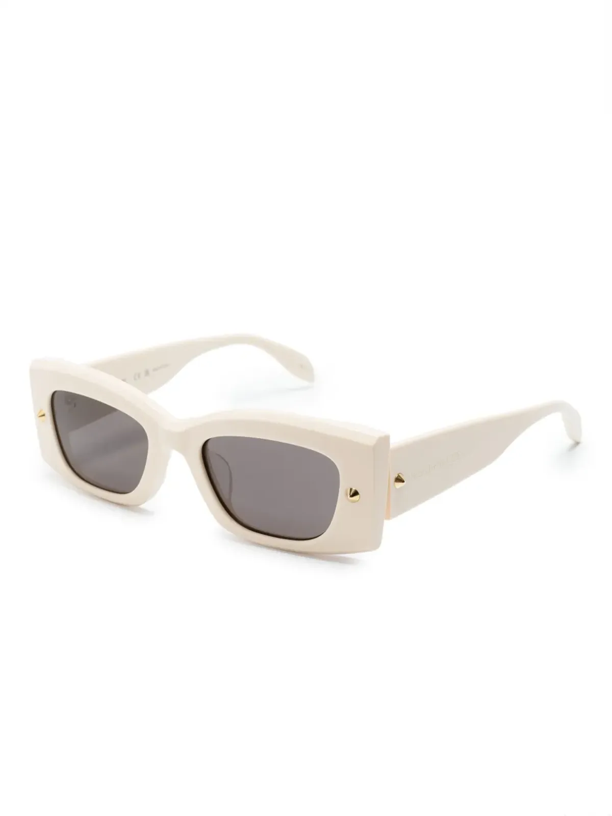 Alexander McQueen Eyewear Spike Studs 矩形フレーム サングラス - 画像2