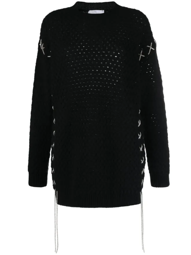 GIUSEPPE DI MORABITO Giuseppe Di Morabito オープンニット メリノカシミヤ ジャンパーの商品画像