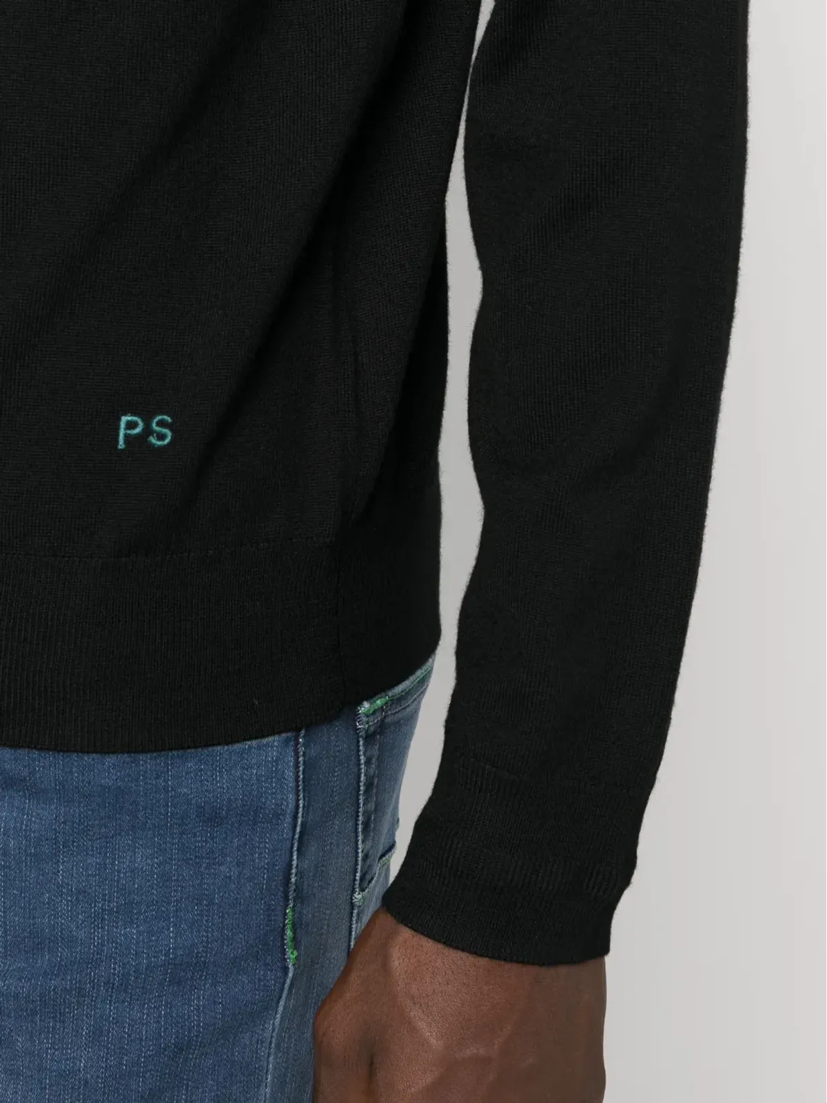 PS Paul Smith ロゴ刺繍メリノポロシャツ - 画像5