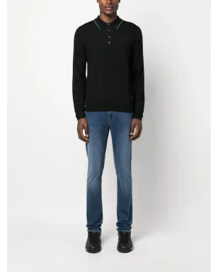 PS Paul Smith ロゴ刺繍メリノポロシャツ - サムネイル2