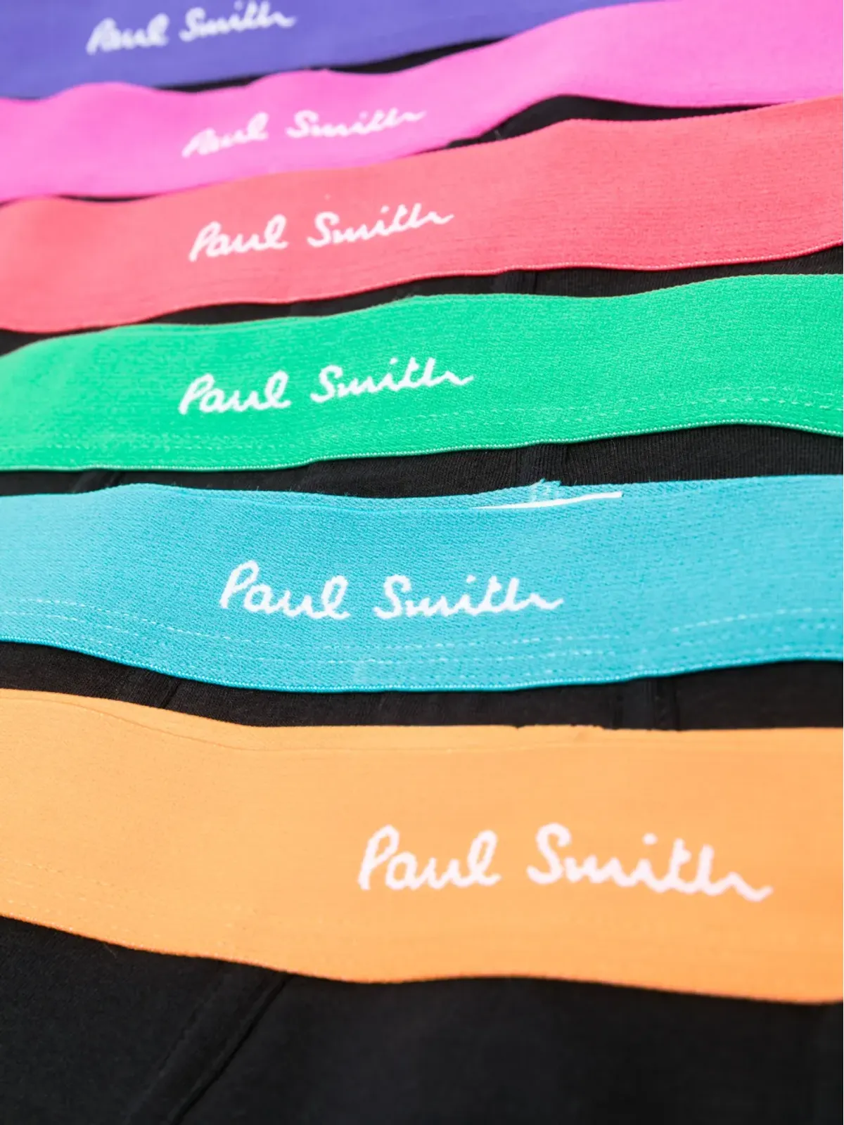 Paul Smith ロゴ入りウエストバンド オーガニックコットン ボクサー（7枚セット） - 画像4