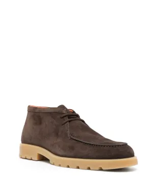 Santoni スエード レースアップ デザートブーツ - サムネイル2