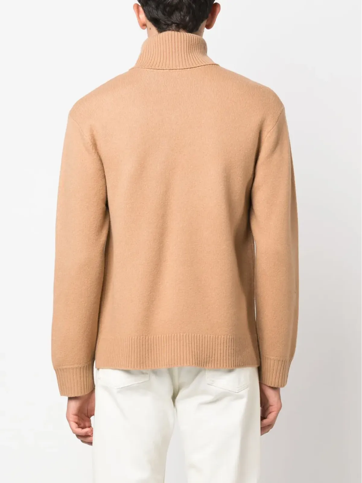 A.P.C. ロゴプリント ウール ジャンパー - 画像4