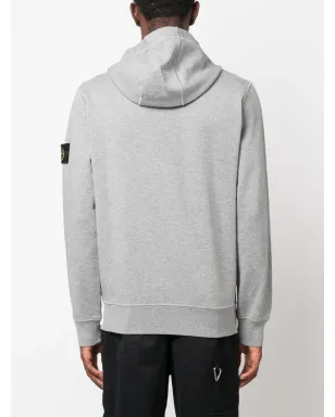 Stone Island コンパスモチーフ ドローストリング コットン フーディー - サムネイル4
