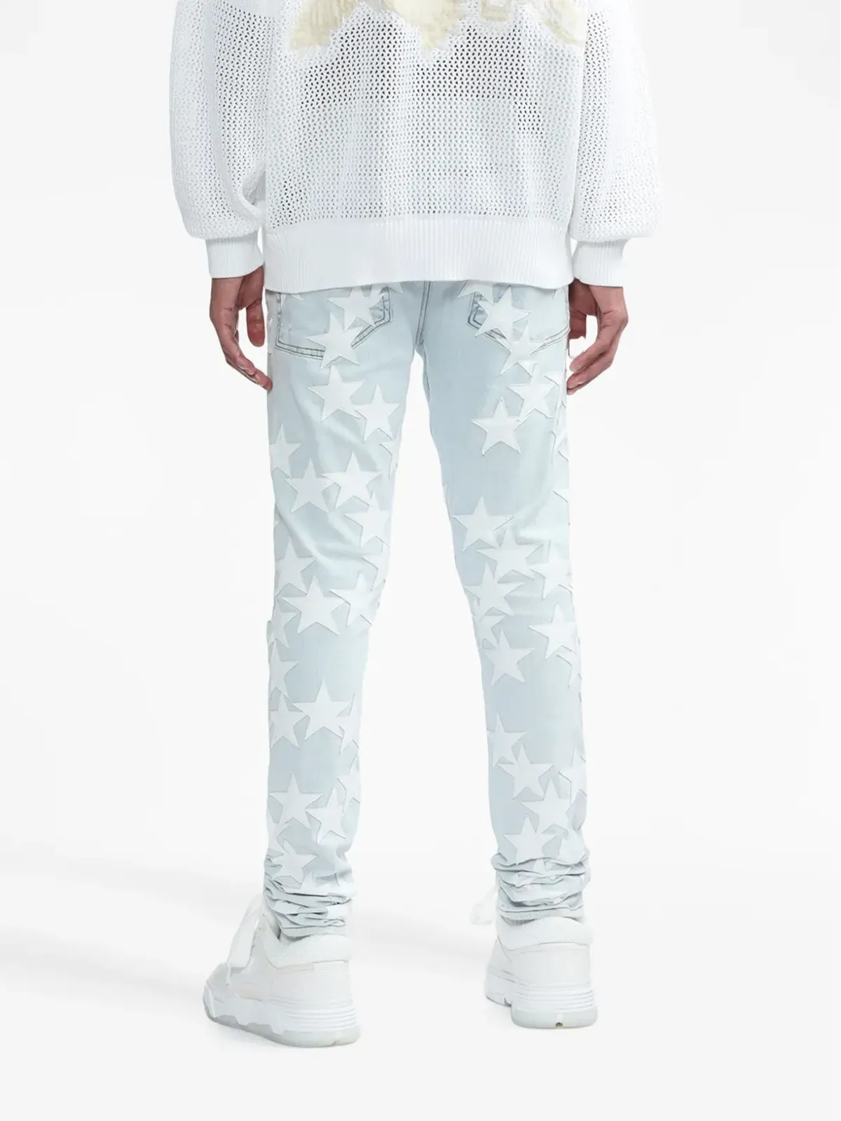 AMIRI x Chemist レザー・スターズ スキニージーンズ - 画像4