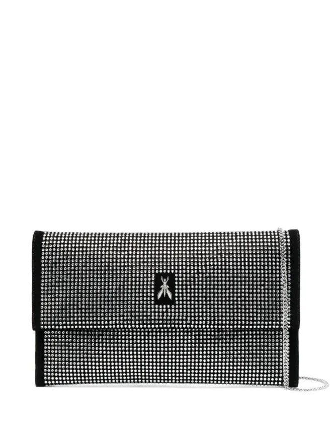 Patrizia Pepe Patrizia Pepe ロゴ入りラインストーン クロスボディバッグの商品画像
