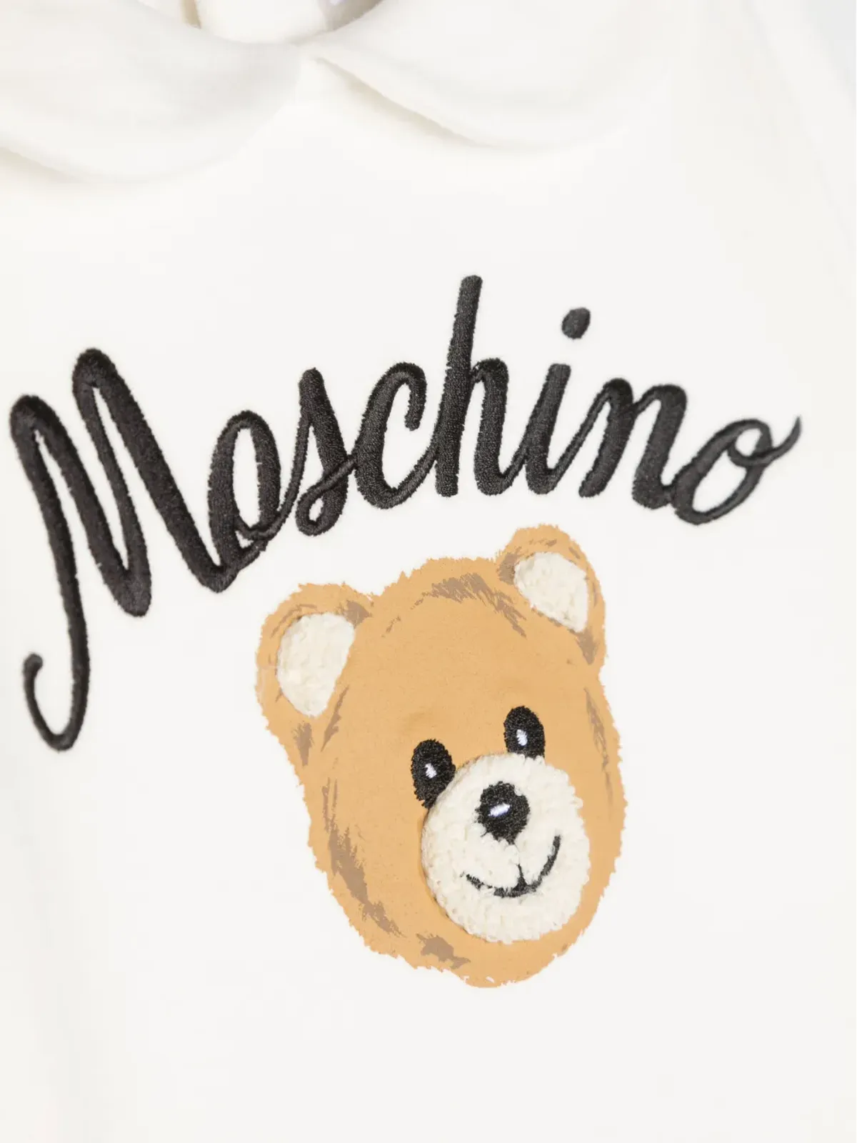 Moschino Kids ロゴ刺繍パジャマ - ホワイト - 画像3