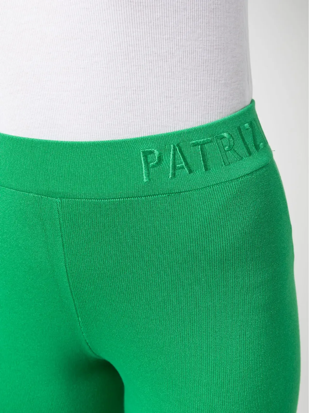 Patrizia Pepe ロゴ入りウエストバンド ミッドライズパンツ - 画像5
