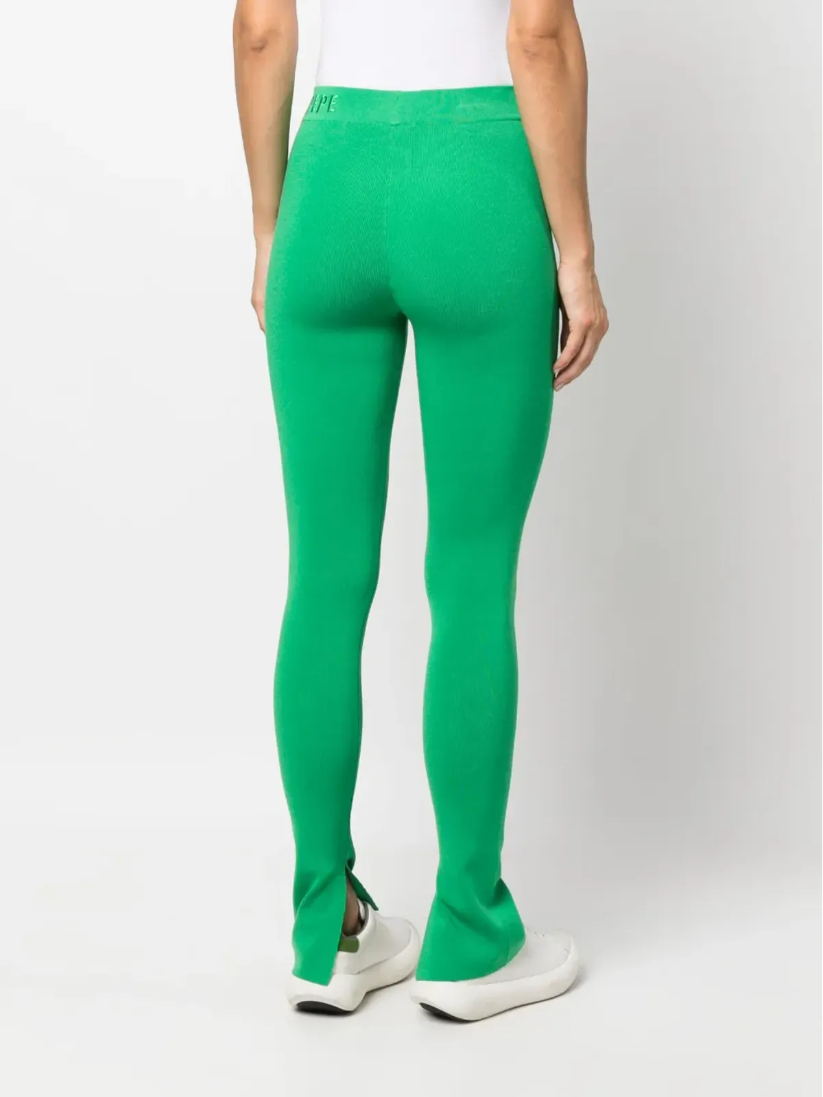 Patrizia Pepe ロゴ入りウエストバンド ミッドライズパンツ - 画像4