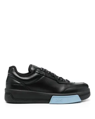 OAMC Cosmos Cupsole ロー・トップ レザースニーカー - ブラック - サムネイル1