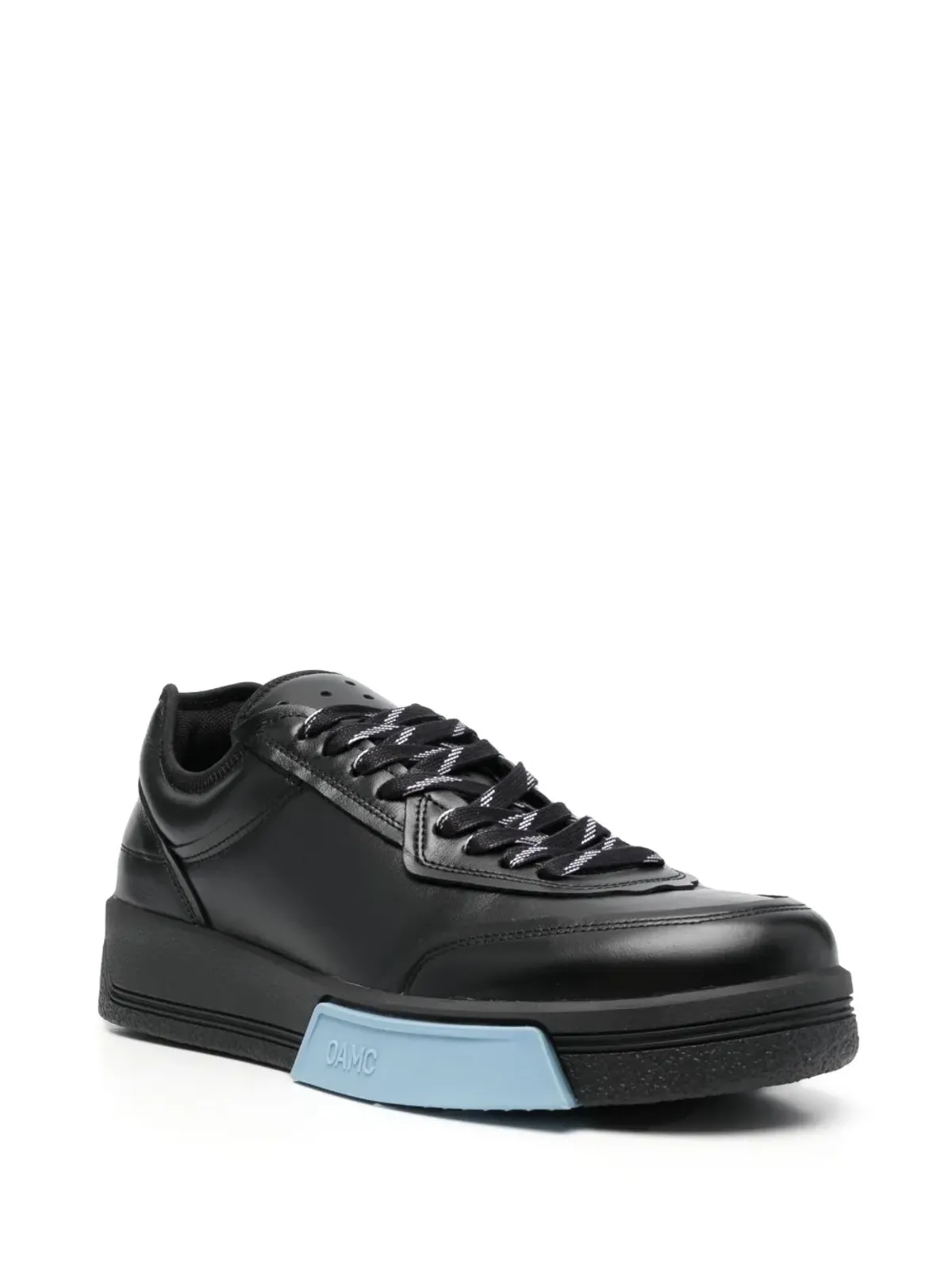 OAMC Cosmos Cupsole ロー・トップ レザースニーカー - ブラック - 画像2