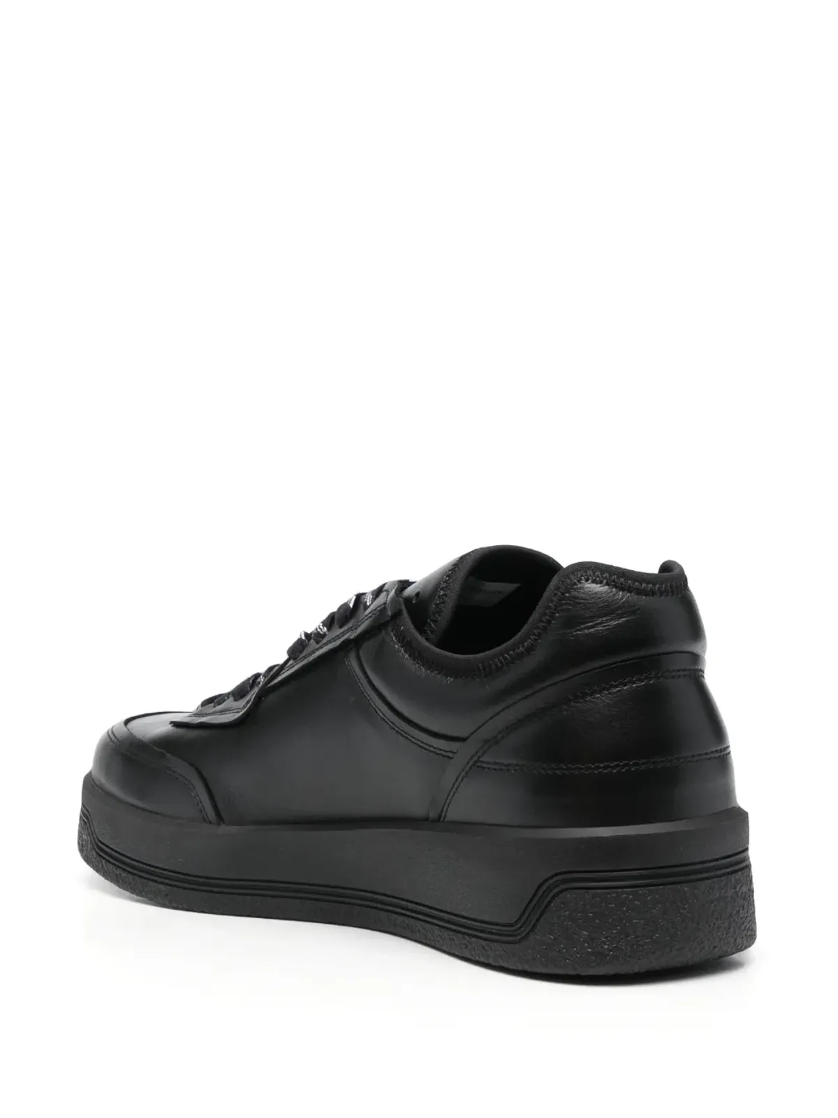 OAMC Cosmos Cupsole ロー・トップ レザースニーカー - ブラック - 画像3
