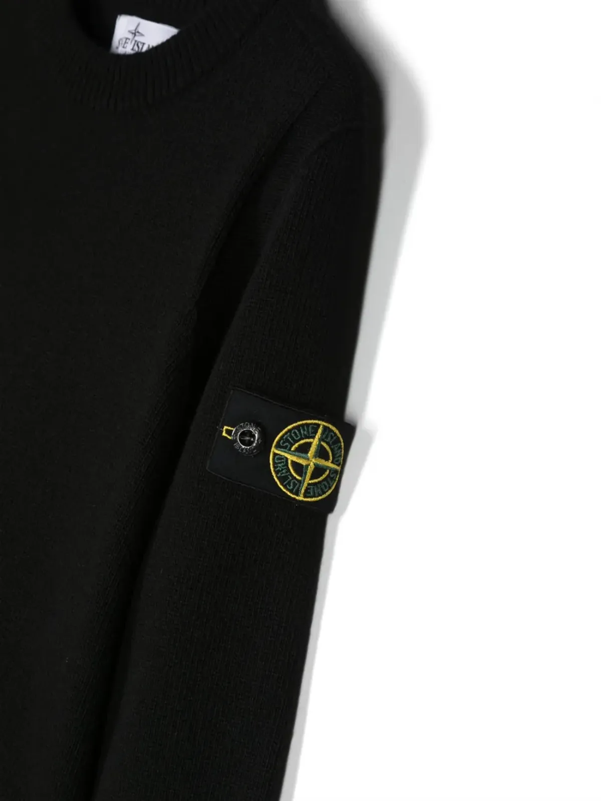Stone Island Junior コンパスバッジ クルーネック ジャンパー - 画像3
