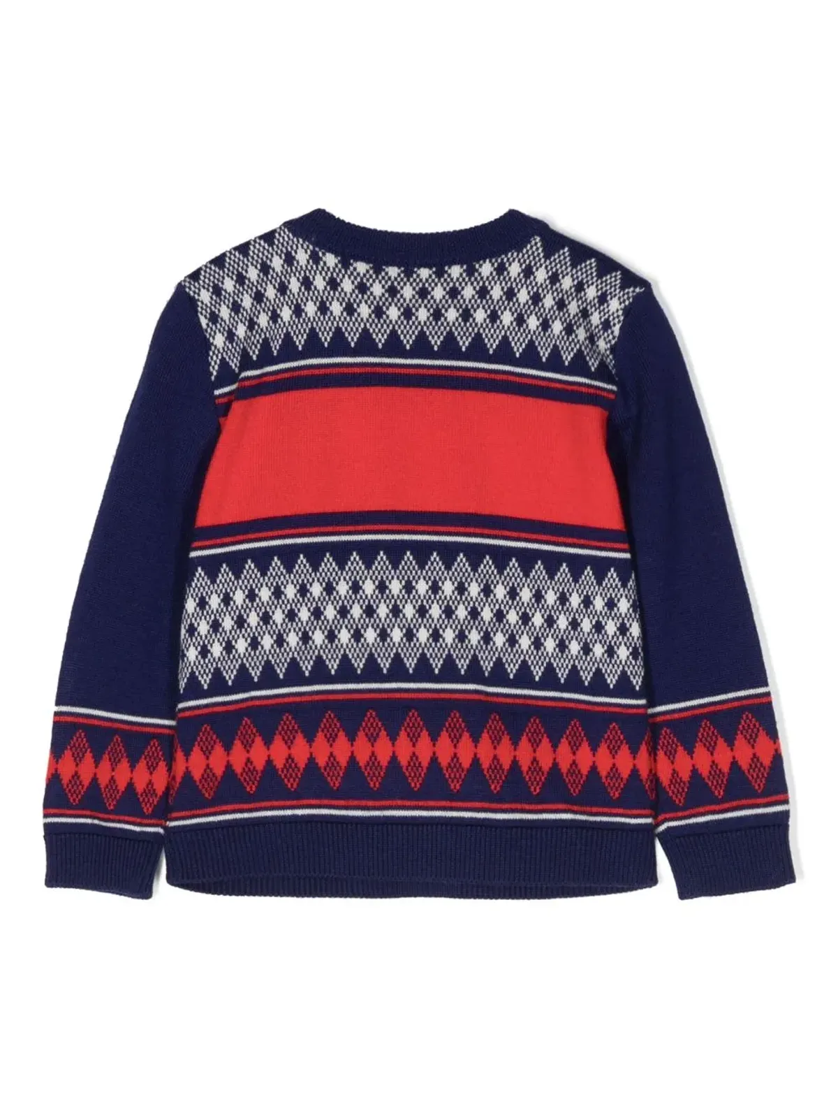 Gucci Kids パターンジャカード ウール ジャンパー - 画像2