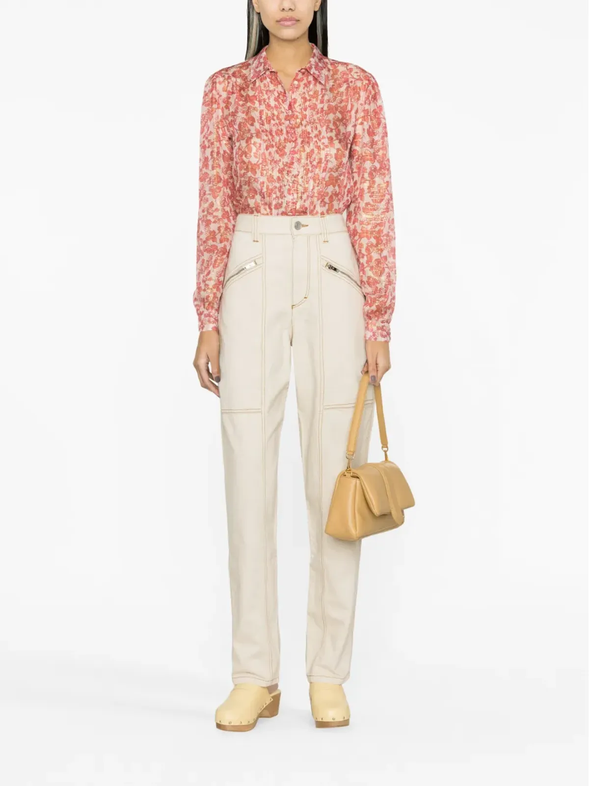 ISABEL MARANT ファニー ストレートレッグ カーゴパンツ - 画像2