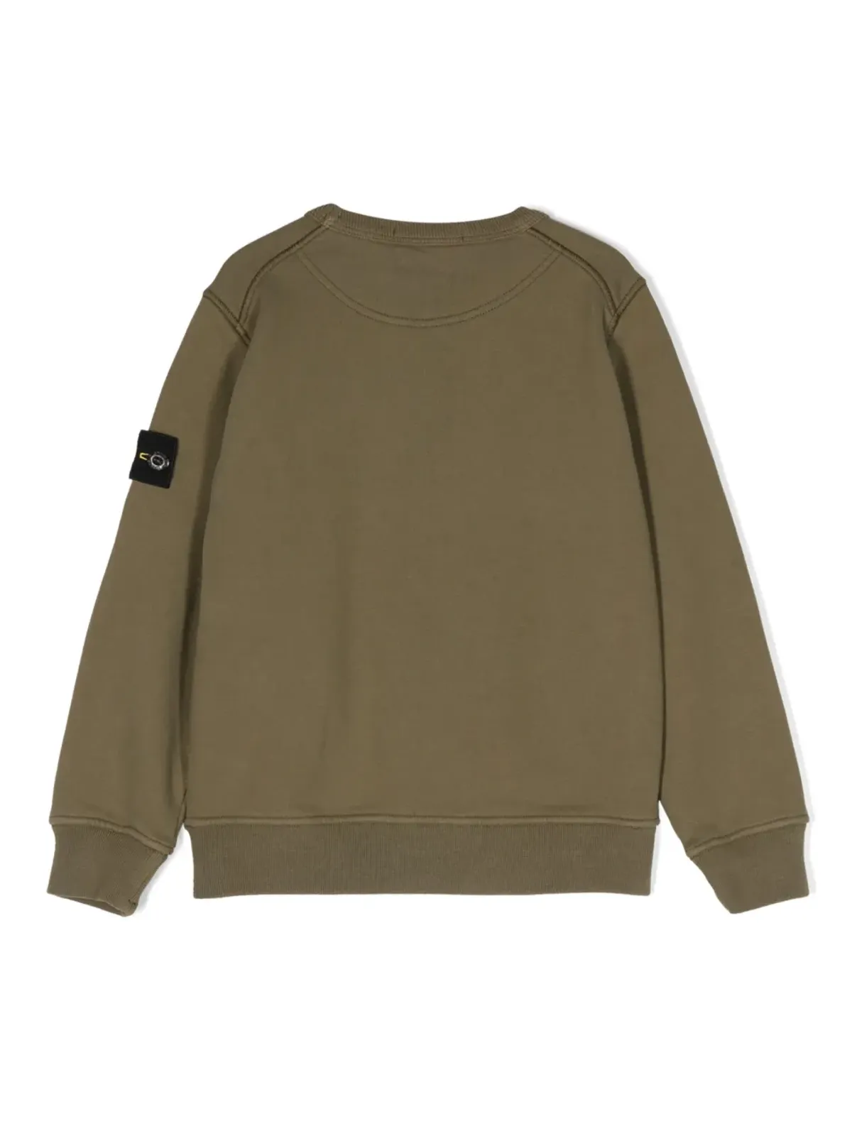 Stone Island Junior コンパスパッチ コットン スウェットシャツ - グリーン - 画像2
