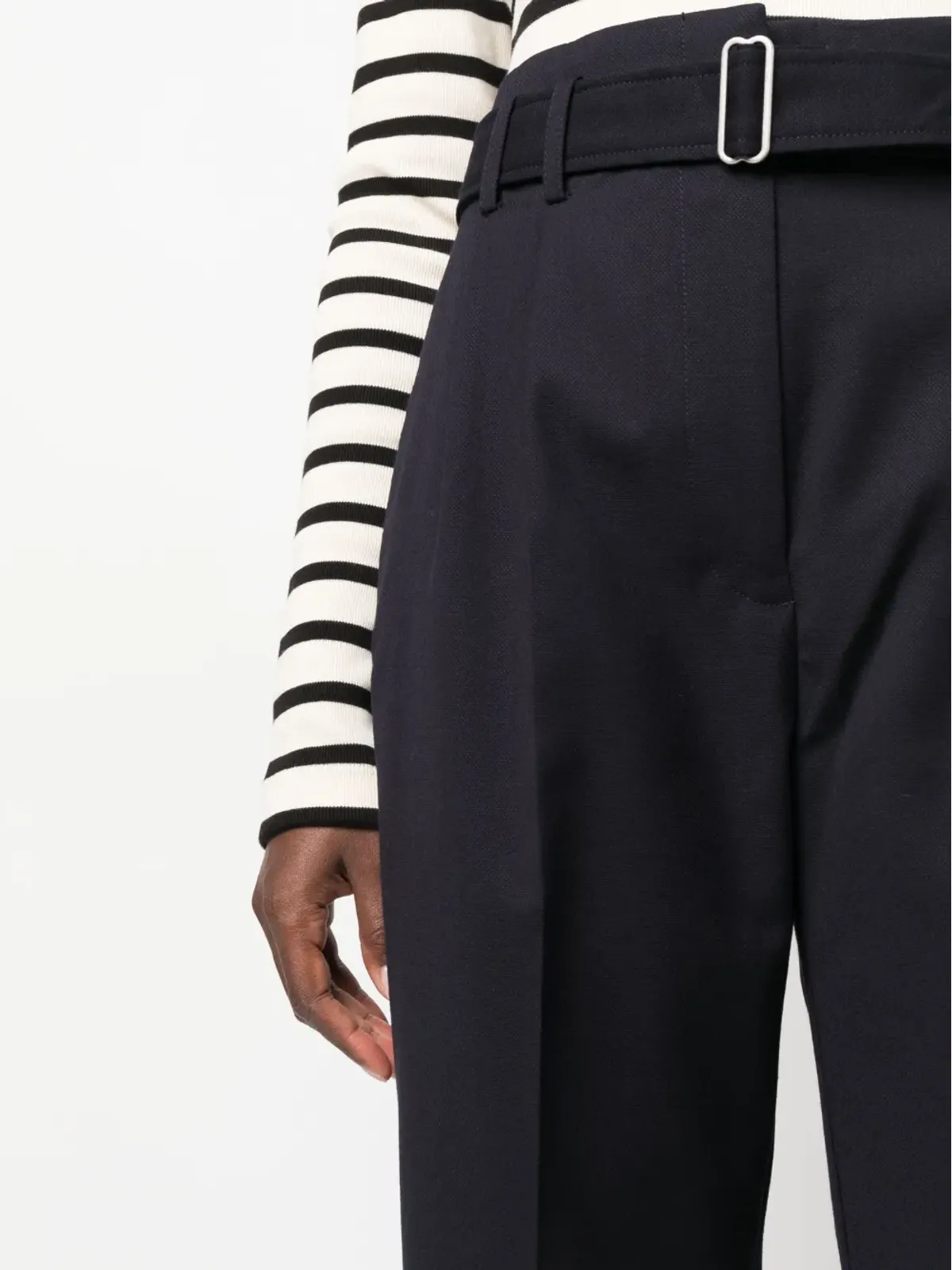 A.P.C. Anthea belted tailored trousers - Blue - 画像5