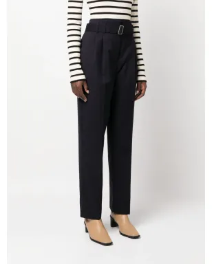 A.P.C. Anthea belted tailored trousers - Blue - サムネイル3