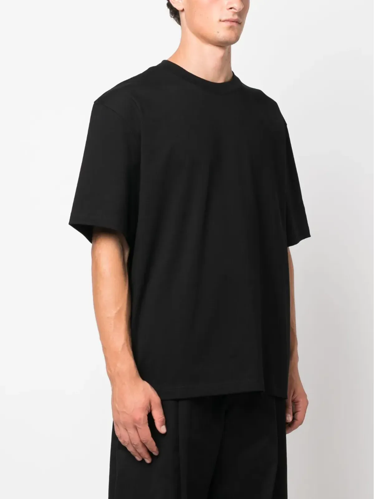 Studio Nicholson クルーネック コットン Tシャツ - 画像3