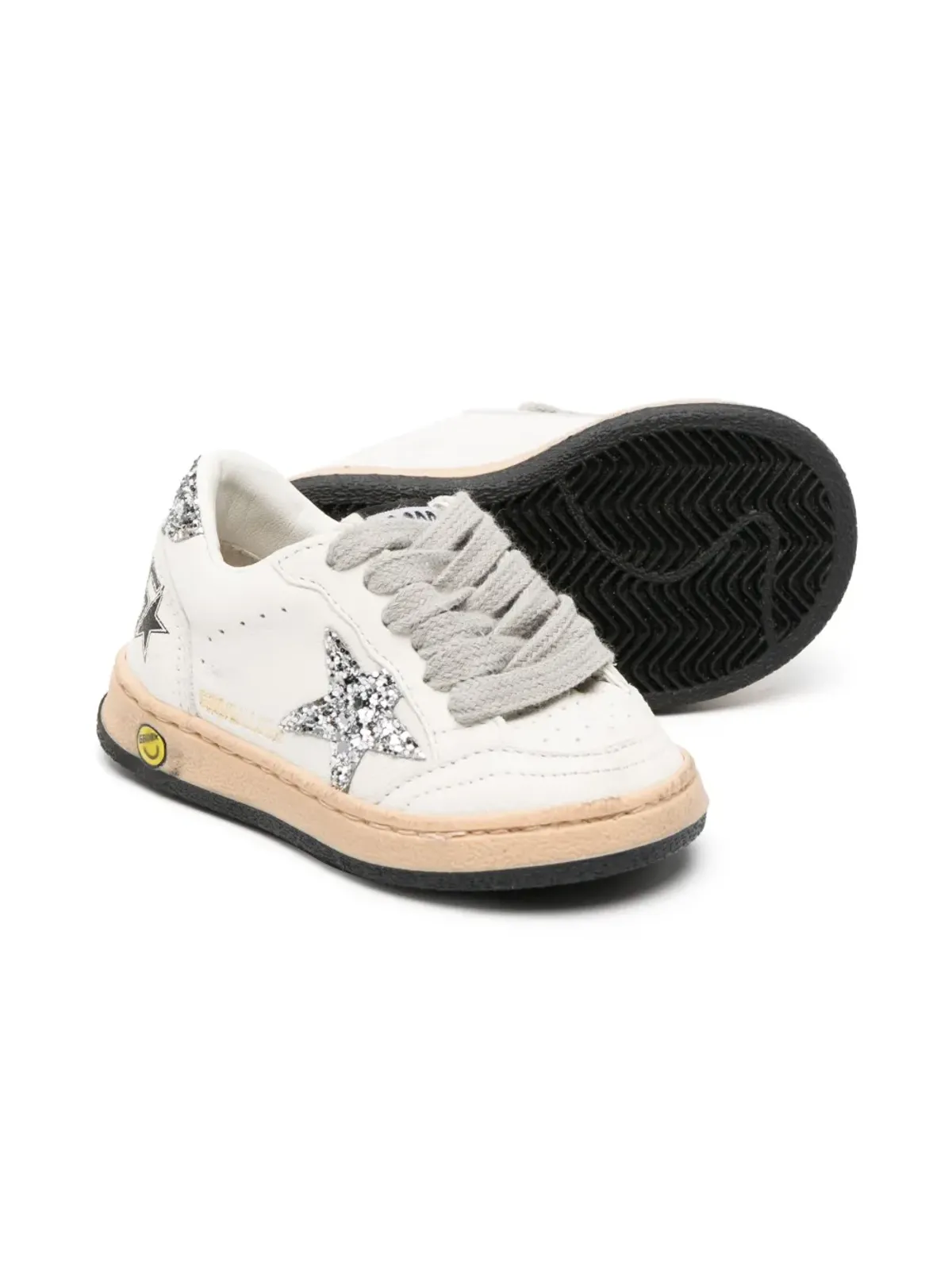 Golden Goose Kids Ball Star レザー スニーカー - 画像2