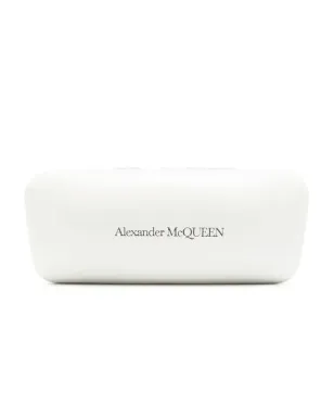 Alexander McQueen Eyewear リベットディテールのスクエアフレームサングラス - サムネイル4
