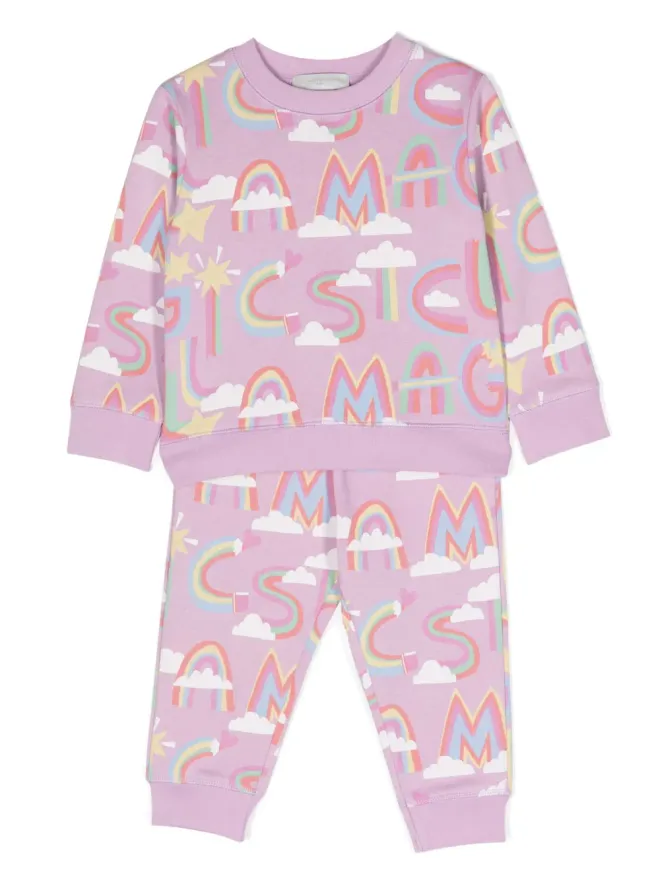 Stella McCartney Kids Stella McCartney Kids グラフィックプリント コットン トラックスーツの商品画像