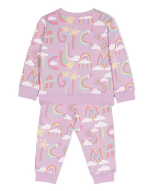 Stella McCartney Kids グラフィックプリント コットン トラックスーツ - サムネイル2