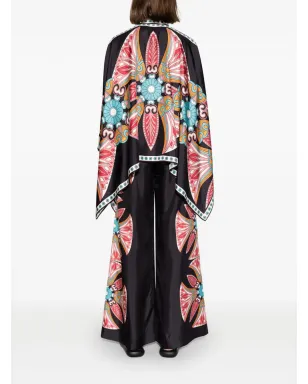 La DoubleJ ロータス柄シルクファウラードシャツ - サムネイル4