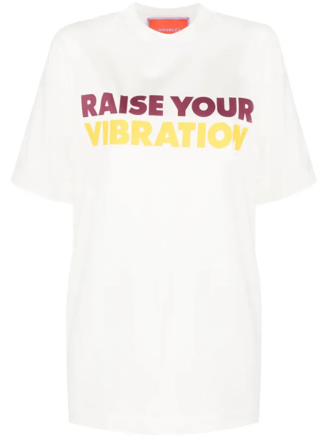 La DoubleJ La DoubleJ Raise Your Vibrations コットンTシャツの商品画像