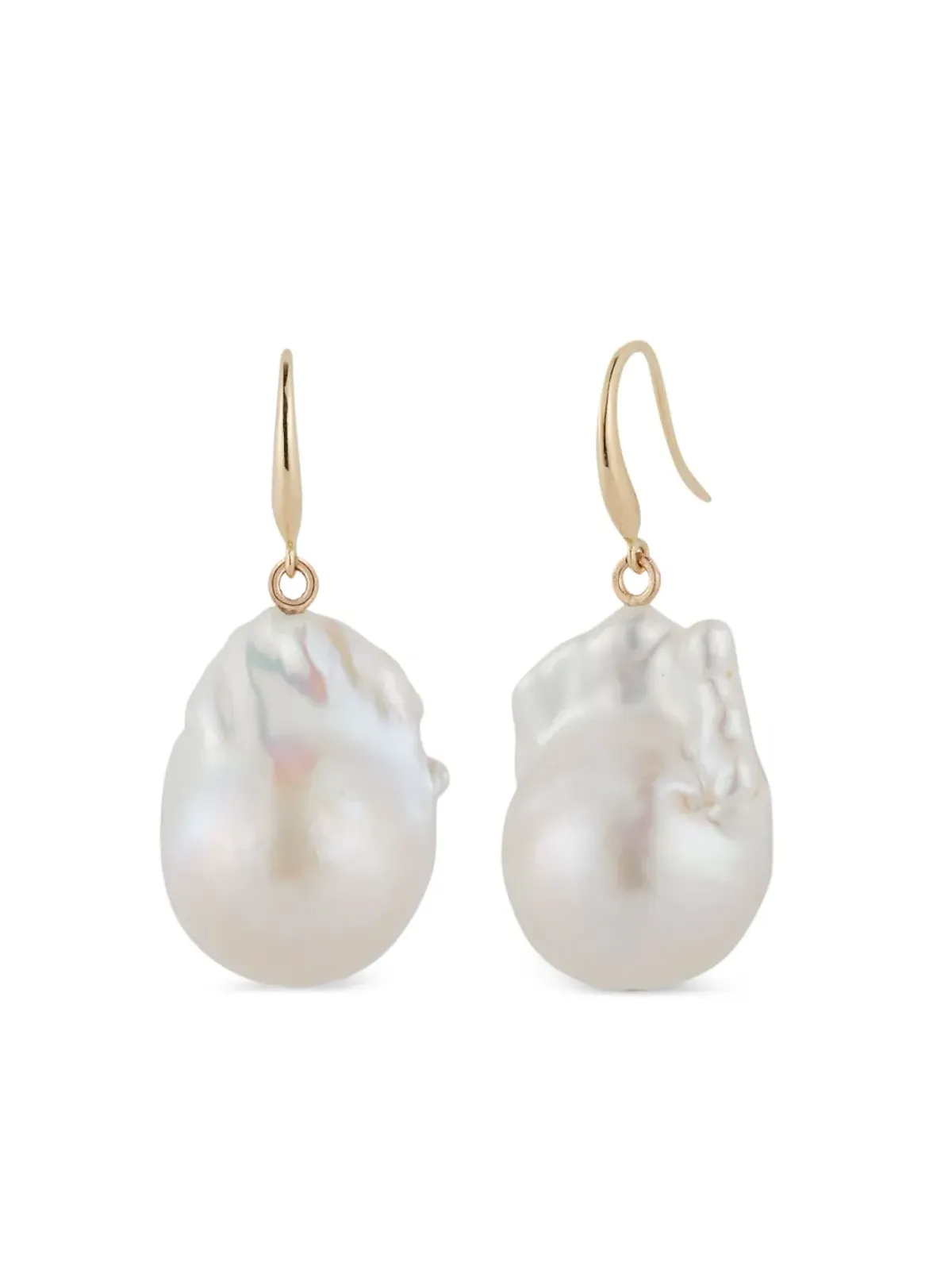 Mateo 14Kイエローゴールド パール ピアス - 画像1