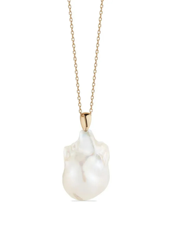 Mateo Mateo 14kt イエローゴールド バロックパール ペンダントネックレスの商品画像