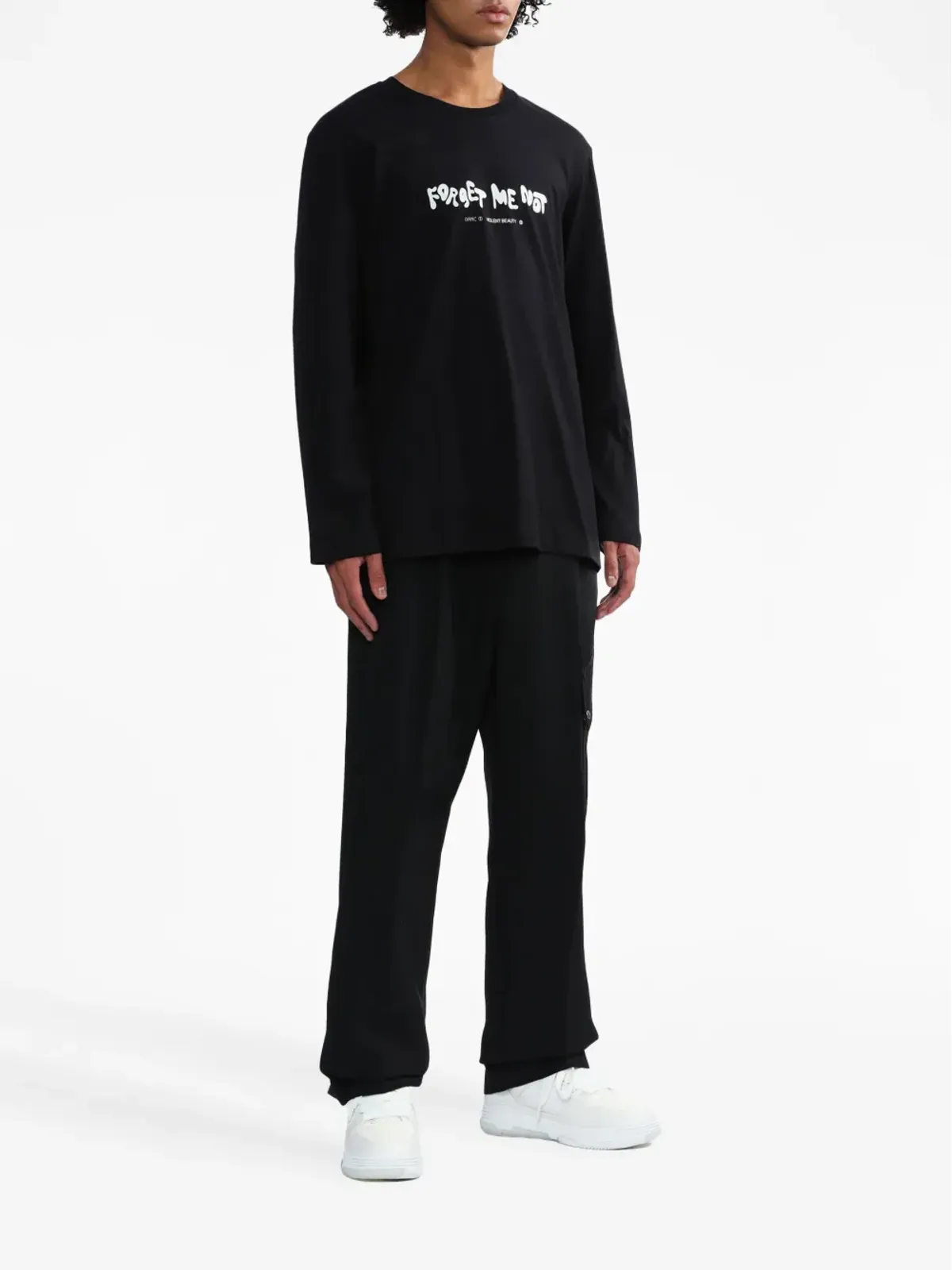 OAMC Hurricane cotton T-shirt - Black - 画像2