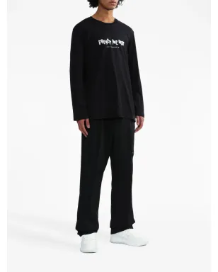 OAMC Hurricane cotton T-shirt - Black - サムネイル2