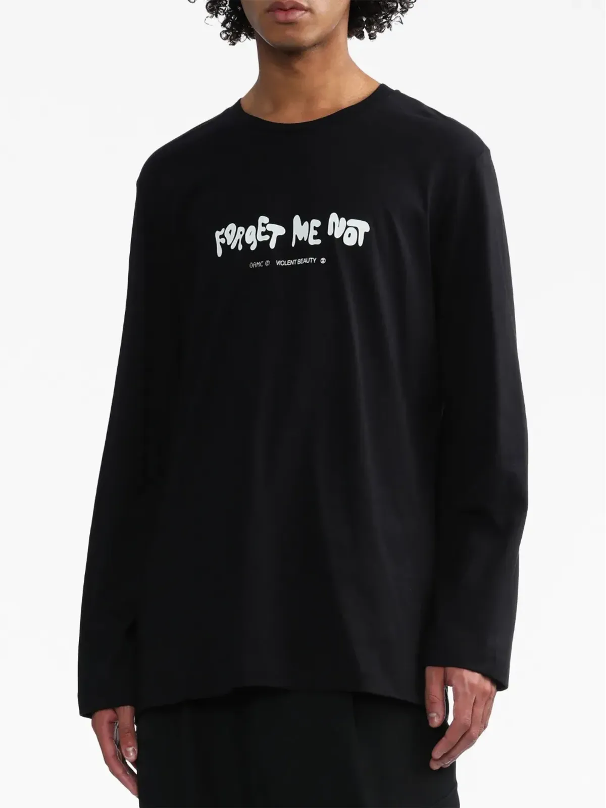 OAMC Hurricane cotton T-shirt - Black - 画像3