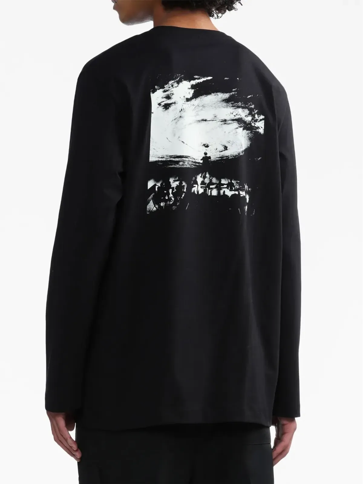 OAMC Hurricane cotton T-shirt - Black - 画像4