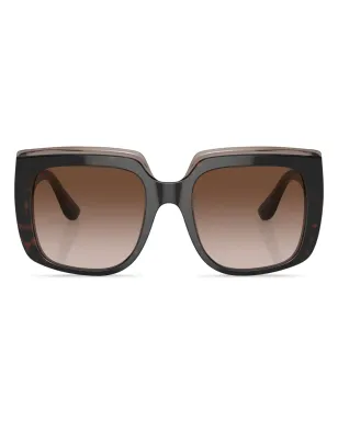 Dolce & Gabbana Eyewear Capriスクエアフレームサングラス（グリーン） - サムネイル1